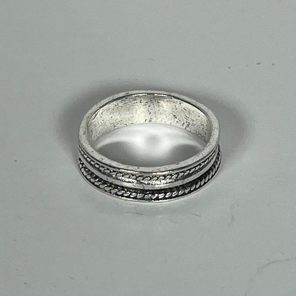 Y2K Silver Custom Link Ring​